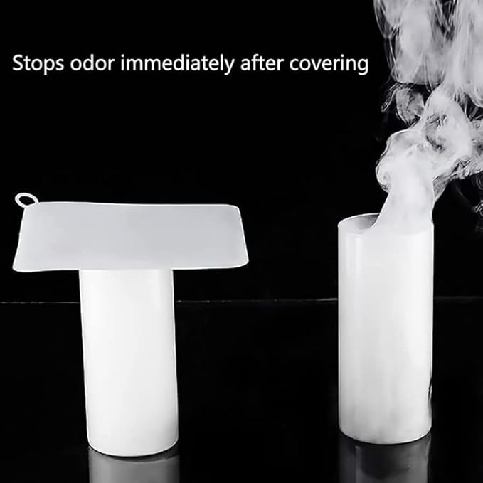 2 Pieces 8 x 8 Inch Silicone Tub Stopper Floor Drain Cover Sewer Anti-Odor Mat - Image 2