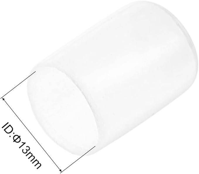 uxcell 20pcs Rubber End Caps Protective Caps 13mm ID Vinyl PVC Round Tube Bolt - Image 3