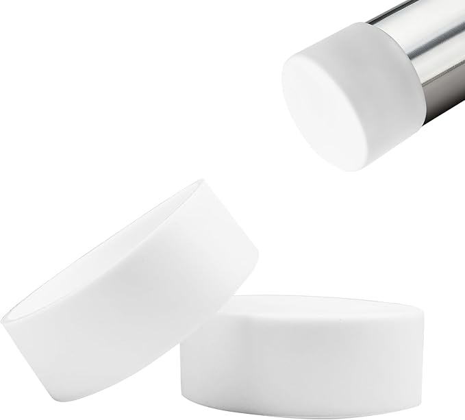2 Pcs 4" Round Chair Leg Tips Caps, Silicone Rubber Furniture Leg Floor by BOPOREAE