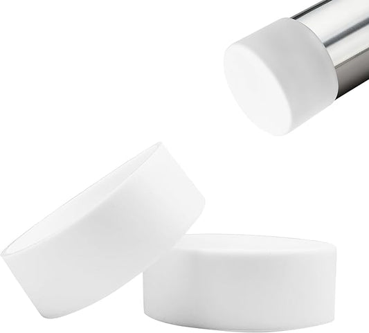 2 Pcs 3-13/16" Round Chair Leg Tips Caps, Silicone Rubber Furniture Leg Floor by BOPOREAE