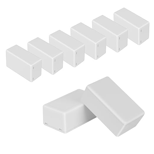 Project Box 8 Pieces Electrical Box Small Junction Box ABS Plastic Enclosure by HoHaing