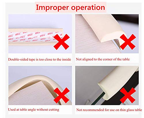 M2cbridge L Shape Extra Thick Furniture Table Edge Protectors Foam Baby 6.5 Ft - Image 7
