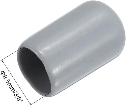 uxcell 20pcs Rubber End Caps 9.5mm ID Vinyl PVC Round Tube Bolt Cap Cover Screw - Image 3