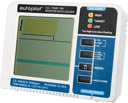 Autopilot APCEM2 Desktop Hydroponic Gardening CO2 RH Temperature Monitor and - Image 5