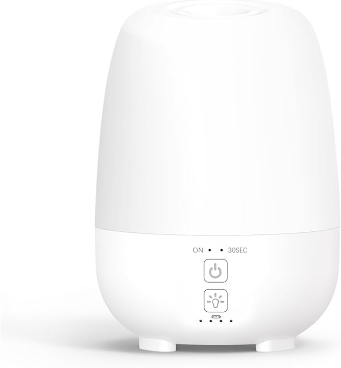 150ML Rechargeable Battery Operated Essential Oil Diffuser, 7-Hour Runtime by SEEDSEEL