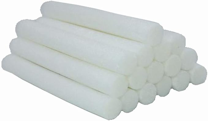 Cotton Filter Sticks 16-Pack Cotton Filter Refill Sticks Wick Replacement by BINHAI