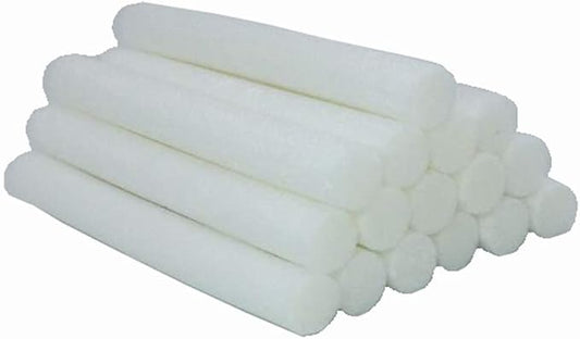 Cotton Filter Sticks 16-Pack Cotton Filter Refill Sticks Wick Replacement by BINHAI