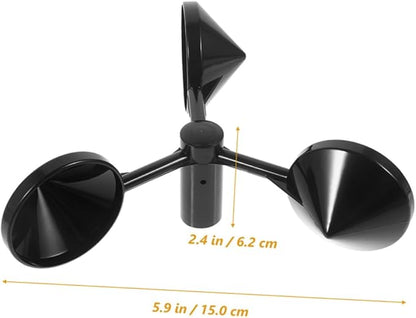 Sosoport 6pcs Wind Speed Monitoring Sensor Anemometer Cup - Image 5