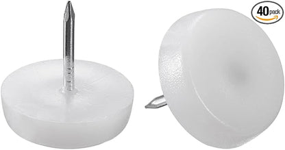 uxcell Furniture Feet Nail Plastic Glide Nails Chair Table Leg Protector Pads by uxcell