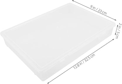 jojofuny Document Organizer Box Transparent Storage Case - Image 2