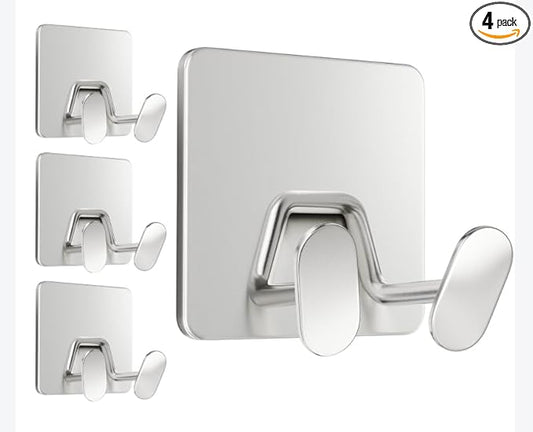 Adhesive Shower Hooks for Inside by susswiff
