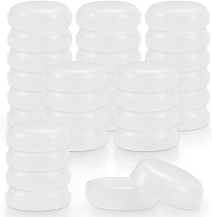 32 Pack Wrought Iron Patio Furniture Feet Caps 1-1/2 inch Round Plastic Outdoor by YourHomeApplianceMates