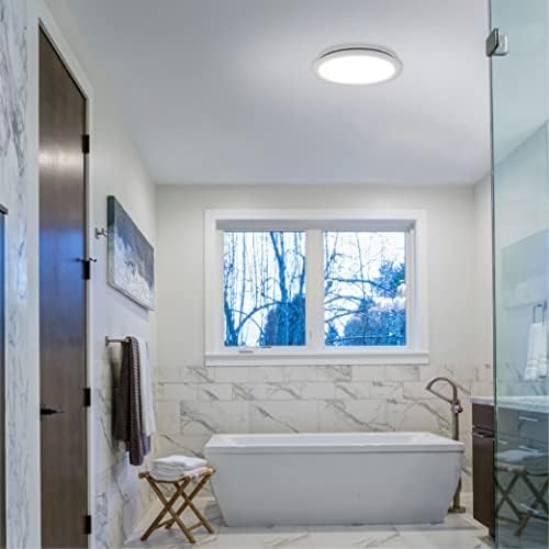 Homewerks 7141-110 Bathroom Fan Integrated LED Light Ceiling Mount Exhaust - Image 9