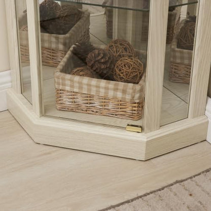 Elegant Corner Curio Cabinet - Image 9