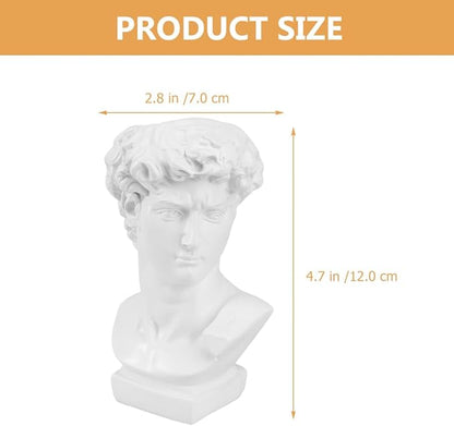 DOITOOL Greek Statue of David Collectible Figurine Cute Vase Vases - Image 5