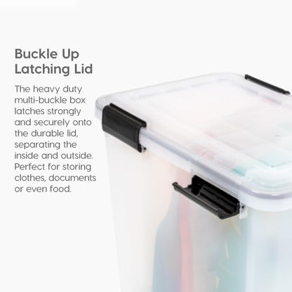 IRIS USA WeatherPro 63 Qt Storage Bins - Image 3