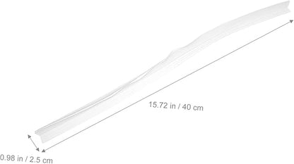 LIFKOME 6pcs Bathroom Water Baffle Sealing Strip Easy Install Silicone Shower - Image 8