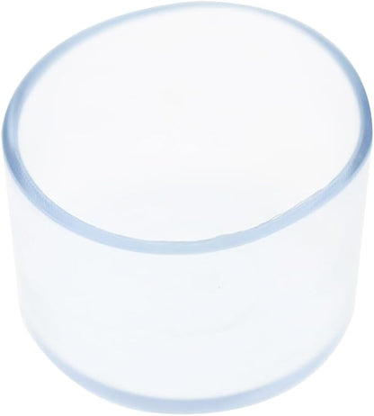 Round Chair Leg Caps, PVC Furniture Feet Covers, TTZEZE Transparent Round Floor - Image 4