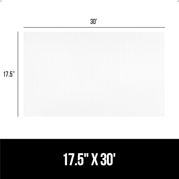 GORILLA GRIP DuraGuard Shelf Liner, 17.5x30 Non-Adhesive Cabinet Liners - Image 8