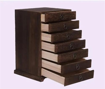 Multi-Layer Solid Wood Jewelry Storage Box - Image 4