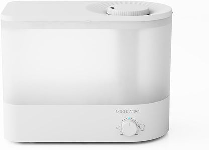 MEGAWISE 2025 Large Capacity Humidifier, 6L Top Fill Design, 50H Runtime by MEGAWISE