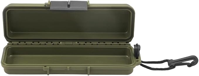 SKB iSeries 7.75"x2.125"x1" OD Green Dry Box, Waterproof Gun Case, Durable - Image 2