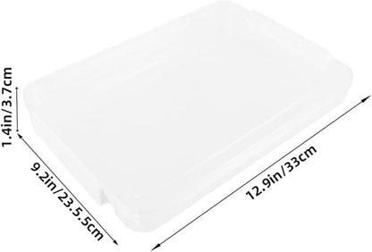 Flat Transparent Document Storage Box Pet File Organizer - Image 2