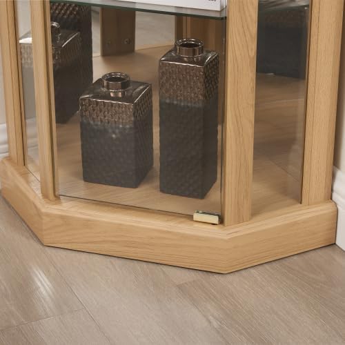 Elegant Corner Curio Cabinet - Image 5