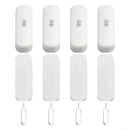 4PCS for Zigbee Wireless Temperature and Humidity Sensor Indoor Smart - Image 3