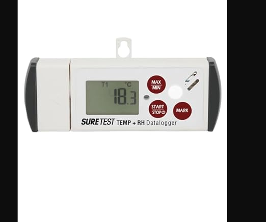 Sure Test Temperature + Relative Humidity Data Logger by Unknown