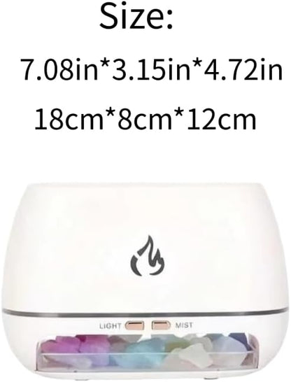 Multi-Colour Flame Humidifier Aromatherapy Diffuser, 7-Colour Flame Humidifier - Image 7