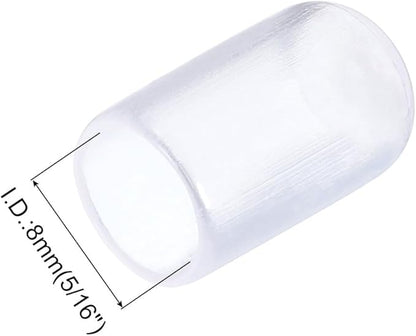 uxcell 20pcs Rubber End Caps 8mm ID Vinyl PVC Round Tube Bolt Cap Cover Screw - Image 3