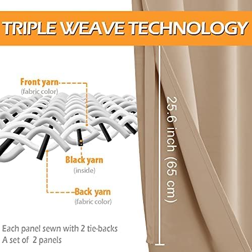 Hiasan RV Blackout Curtains for Bedroom, 52 x 30 Inches Long - Image 4
