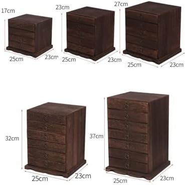 Multi-Layer Solid Wood Jewelry Storage Box - Image 5