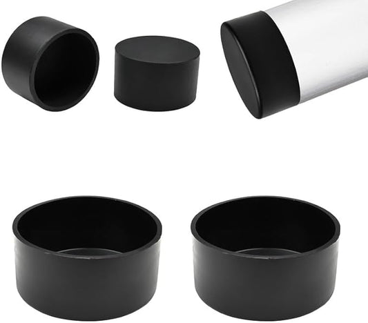 2-15/16" Silicone Chair Leg Floor Protectors, Rubber Chair Leg Caps, Non-Slip by EASYEAH