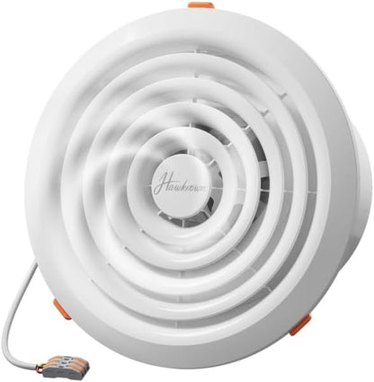8 Inch Round Bathroom Exhaust Fan，110 CFM 1 Sone Powerful and Quiet Bathroom by FocusonKitchenBathroom