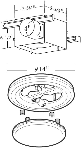 Good Housekeeping 90054z Yorkshire Decorative Bathroom Ventilation Exhaust Fan - Image 6