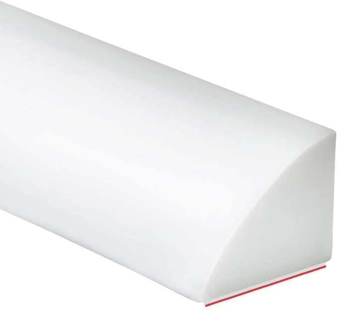 Duzzy 118 Inch Flexible Quarter Round Molding, Silicone Rubber Peel and Stick by Duzzy