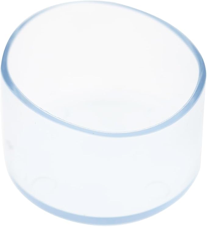 Round Chair Leg Caps, PVC Furniture Feet Covers, TTZEZE Transparent Round Floor - Image 4