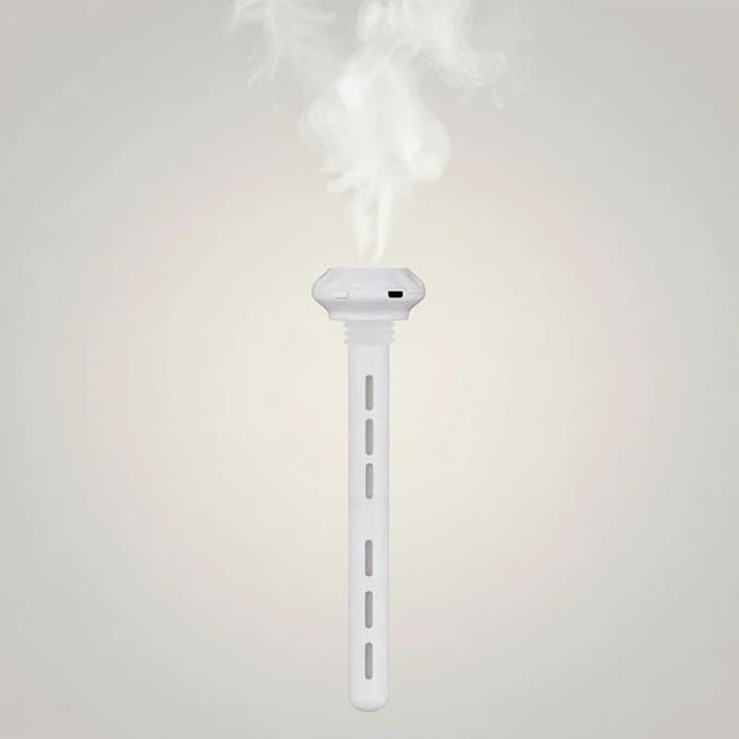 White Portable Mini Humidifier, Water bottle USB Cool Mist Small Humidifier - Image 8