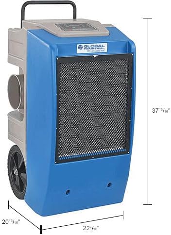 Global Industrial Dehumidifier Commercial Grade Low Grain Refrigerant 250 Pint - Image 9