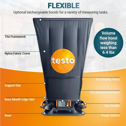 Testo 420 Flow Hood – Airflow Meter HVAC - Image 2