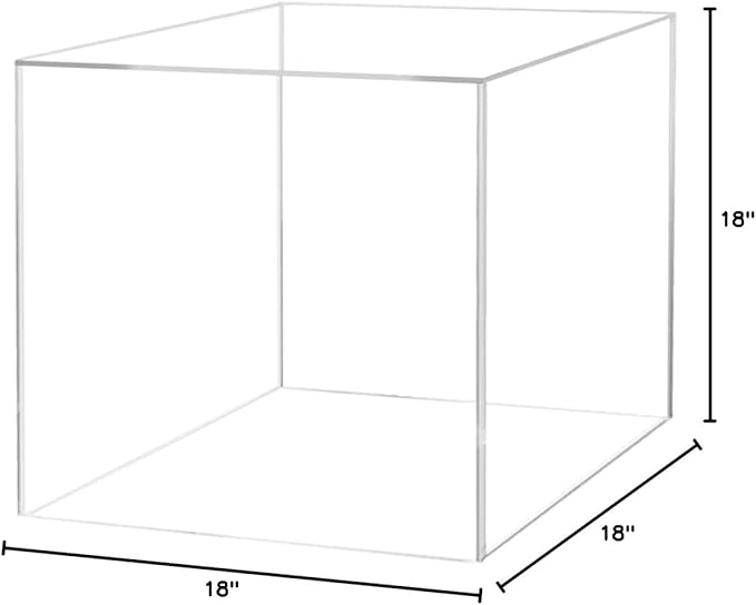 18" Acrylic Display Riser Box - Image 6