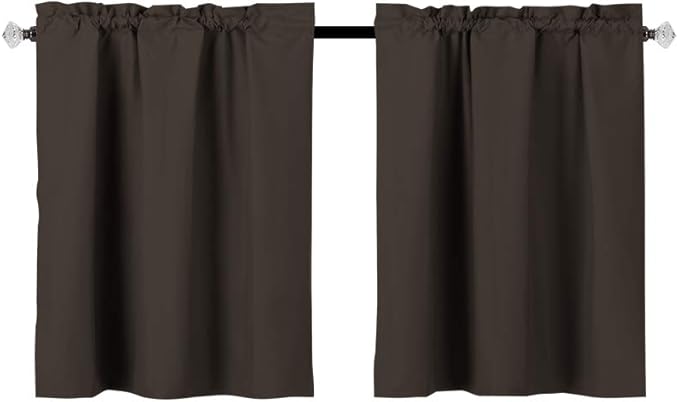 Easy Home 24 Inch Long 100% Blackout Curtain - Image 7