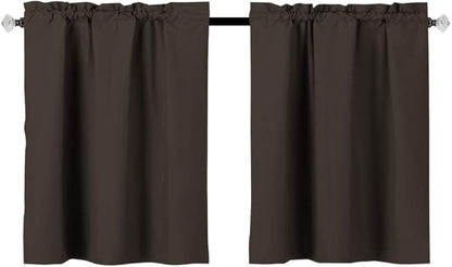 Easy Home 24 Inch Long 100% Blackout Curtain - Image 7