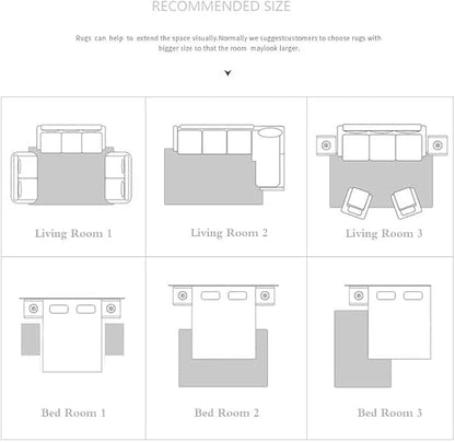 Wild Flowers on The Field Area Rug: Printing Patterns Non-Slip - Image 3