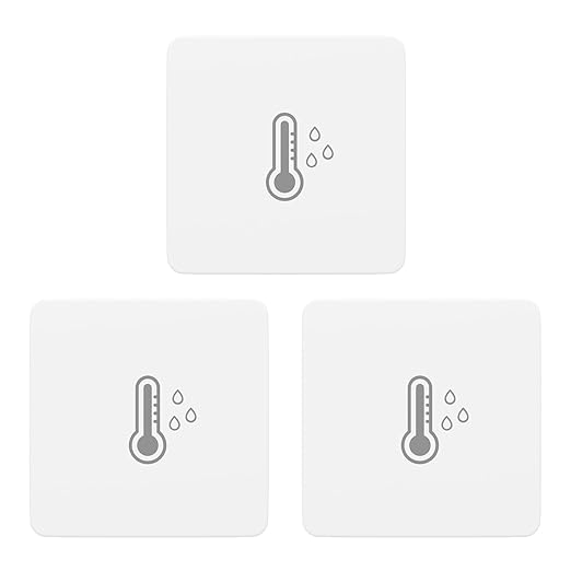 THIRDREALITY Zigbee Temperature and Humidity Sensor Lite 3Pack, Smart by ThirdReality