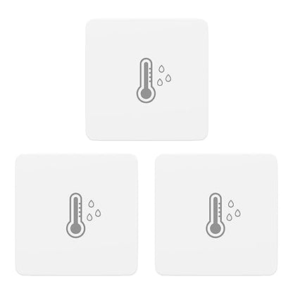 THIRDREALITY Zigbee Temperature and Humidity Sensor Lite 3Pack, Smart by ThirdReality