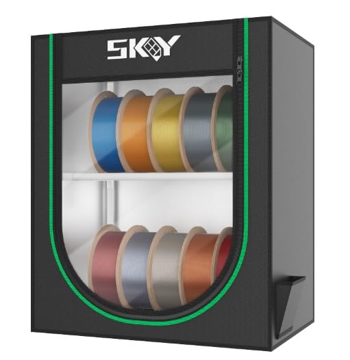 3D Printer 10 roll Pack Storage Box, 3D Printing Filament Storage Rack by Lutyr