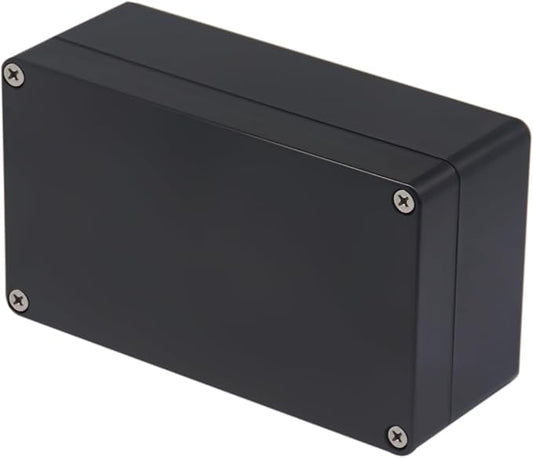 Project Box IP65 Waterproof Junction Box ABS Plastic Black Electrical Boxes DIY by Otdorpatio